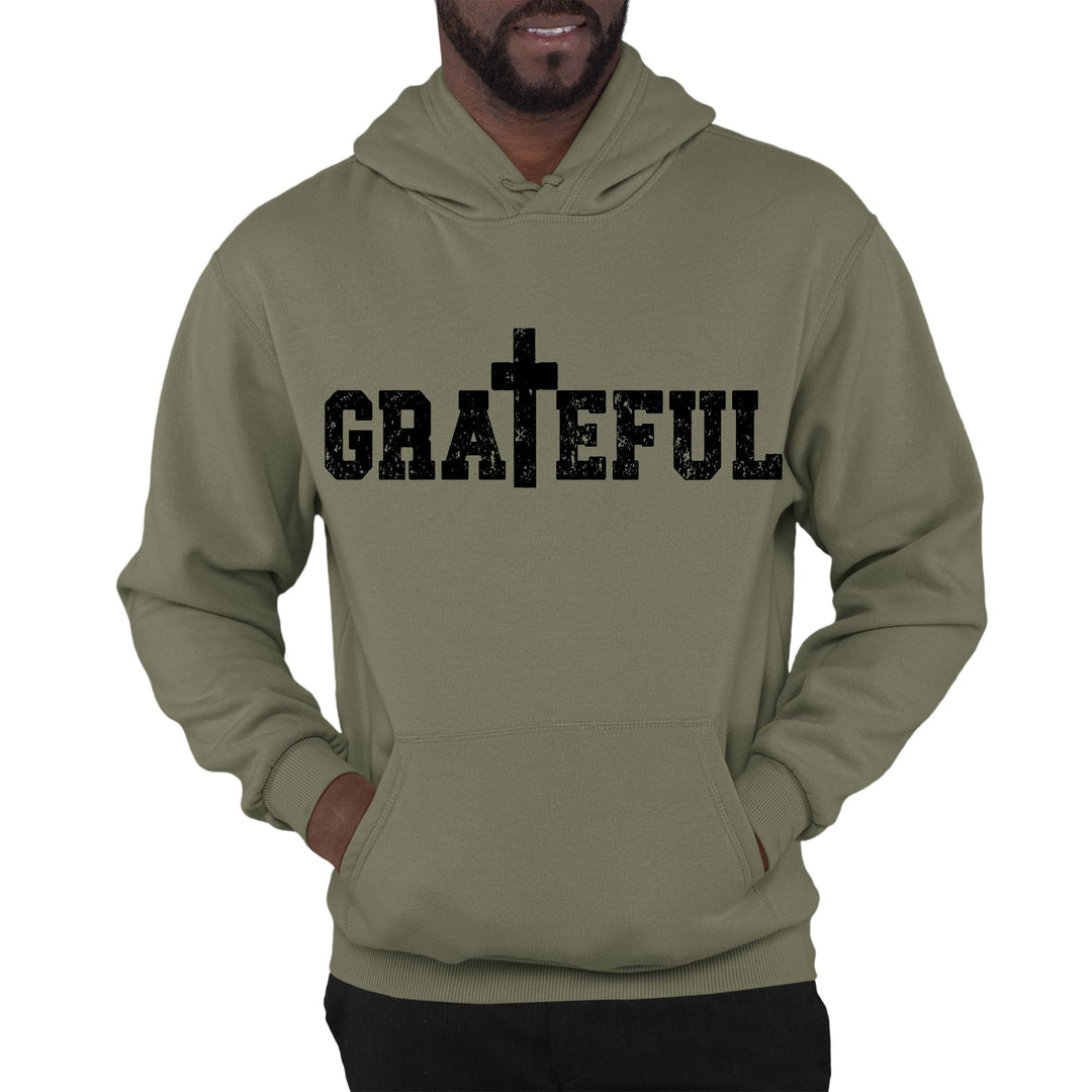 Mens Graphic Hoodie Grateful Print - Unisex | Hoodies