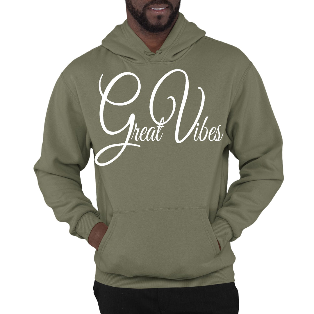 Mens Graphic Hoodie Great Vibes - Unisex | Hoodies