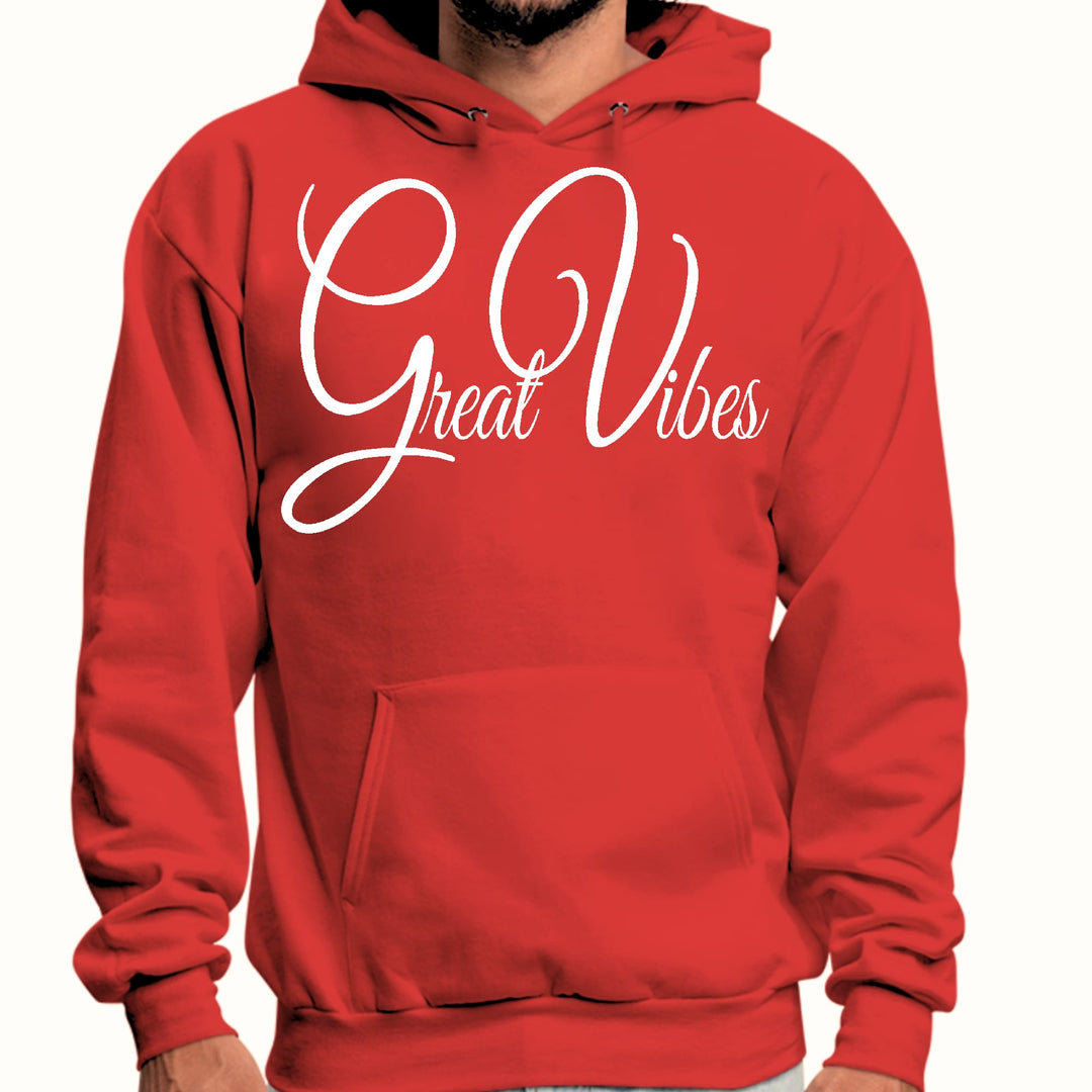 Mens Graphic Hoodie Great Vibes - Unisex | Hoodies