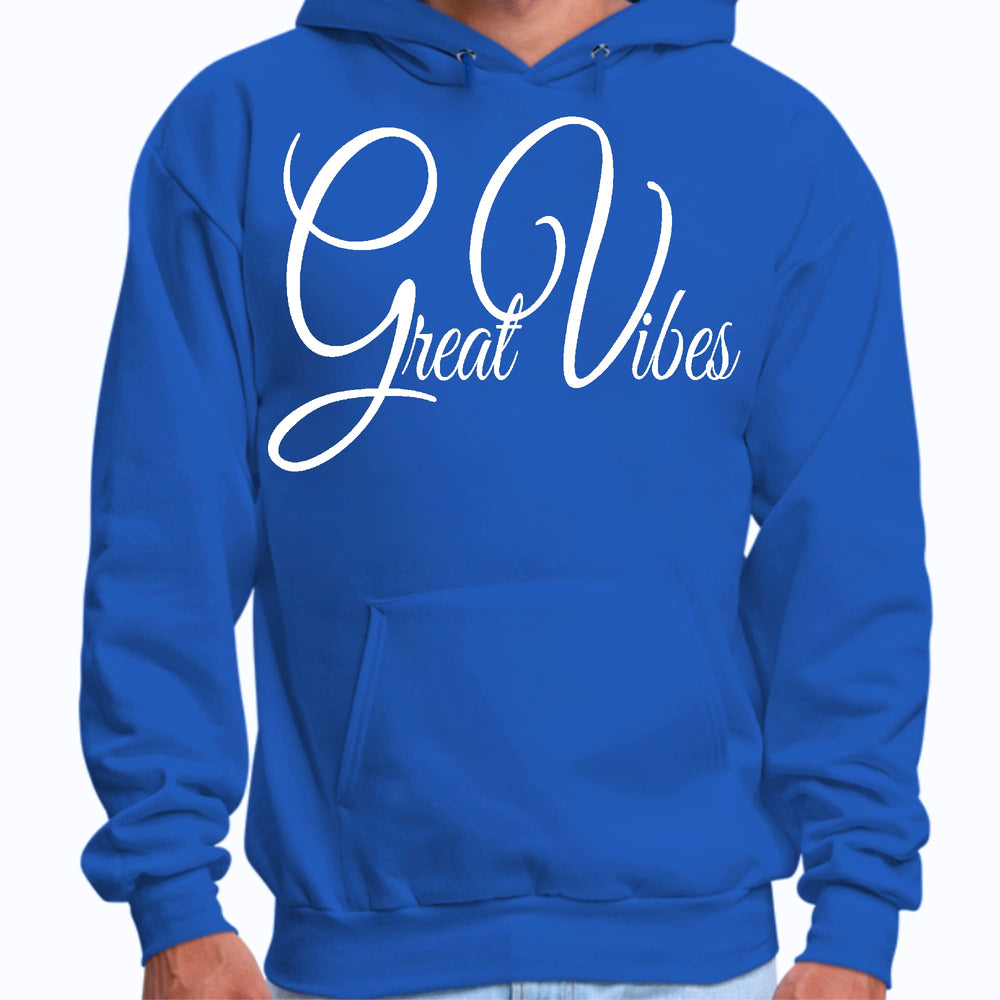 Mens Graphic Hoodie Great Vibes - Unisex | Hoodies