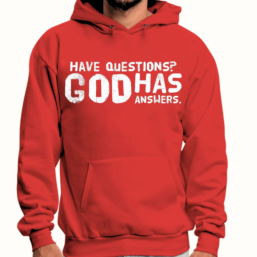 Mens Graphic Hoodie have Questions God has Answers - Unisex | Hoodies