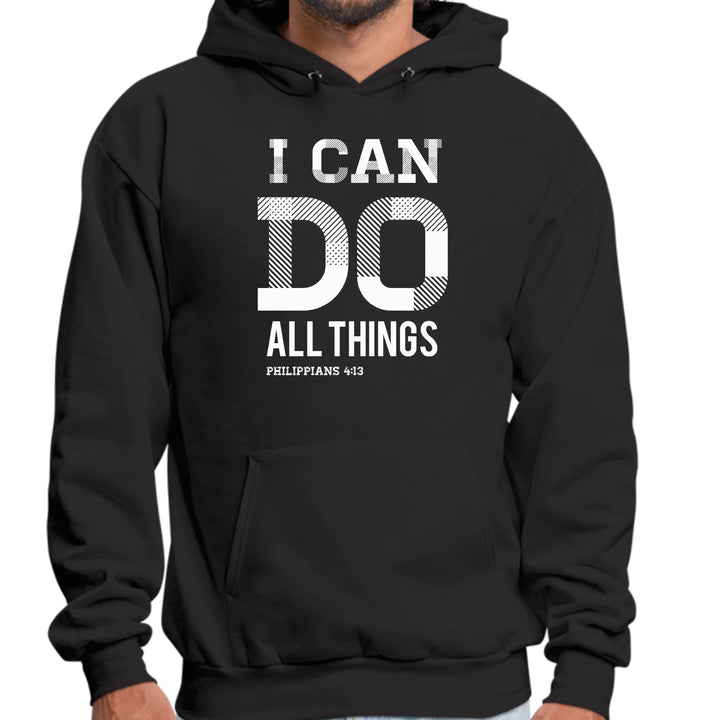 Mens Graphic Hoodie i can do All Things Philippians 4:13 - Unisex | Hoodies