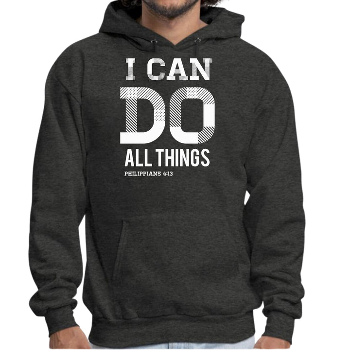 Mens Graphic Hoodie i can do All Things Philippians 4:13 - Unisex | Hoodies