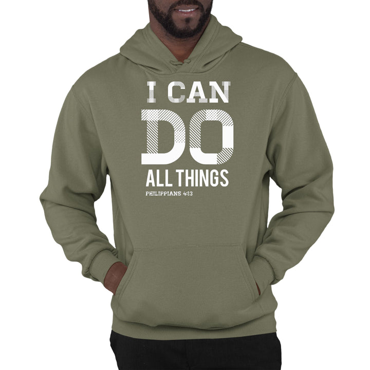 Mens Graphic Hoodie i can do All Things Philippians 4:13 - Unisex | Hoodies