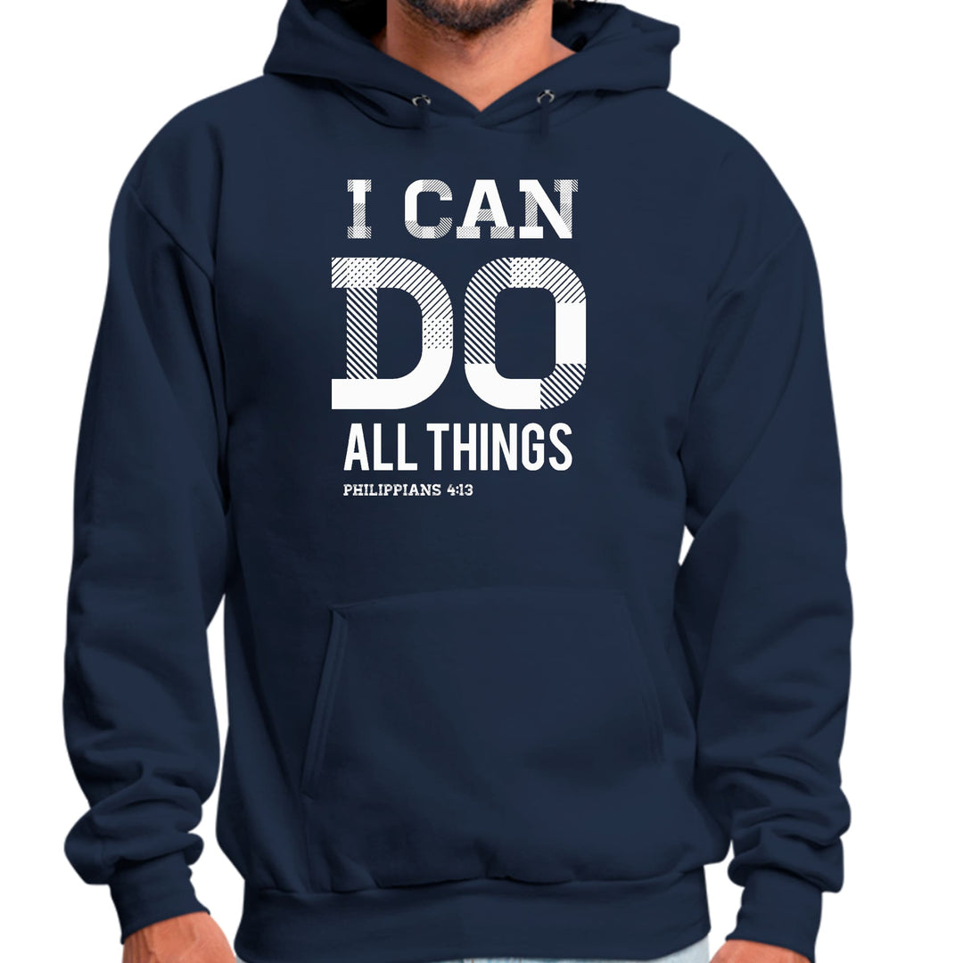 Mens Graphic Hoodie i can do All Things Philippians 4:13 - Unisex | Hoodies