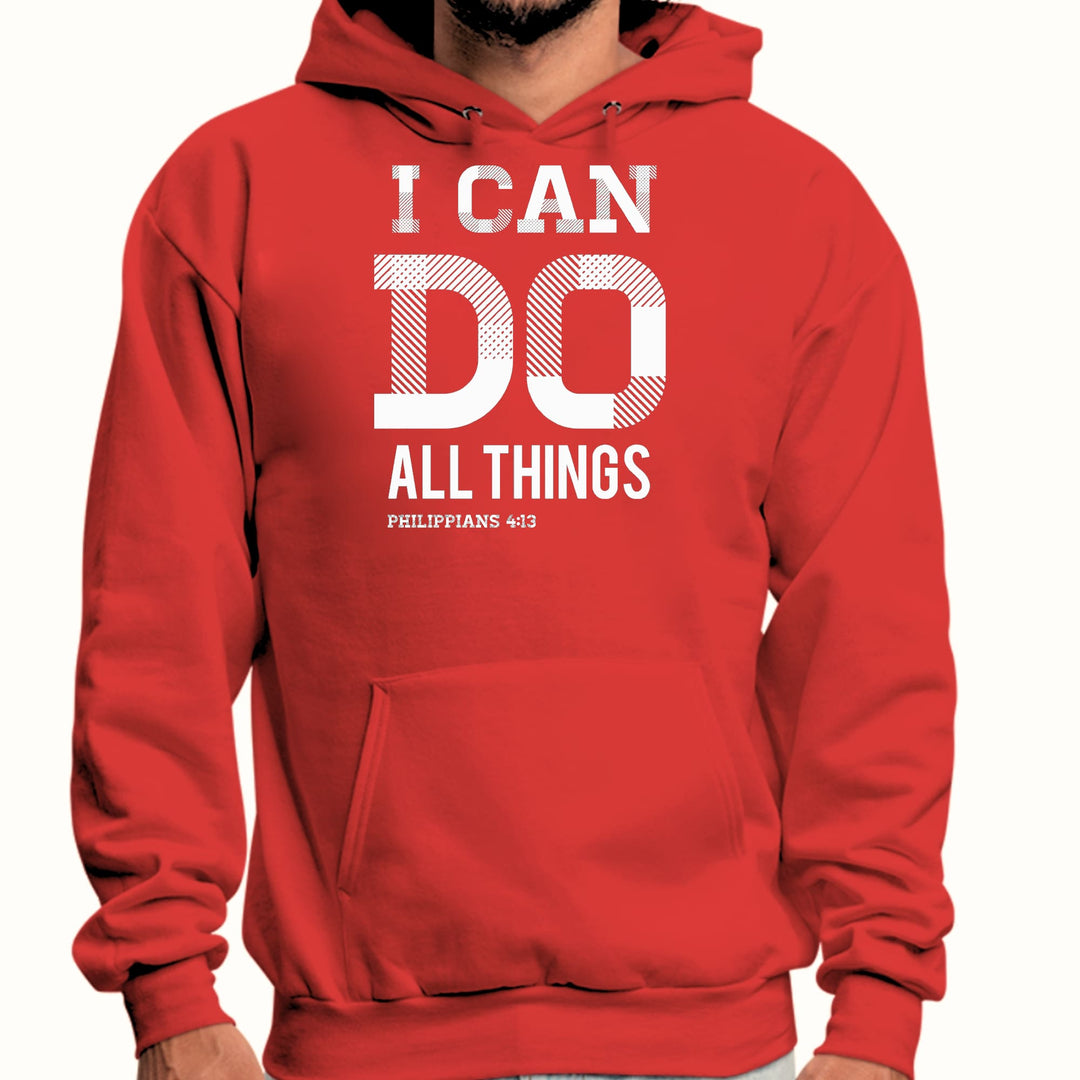 Mens Graphic Hoodie i can do All Things Philippians 4:13 - Unisex | Hoodies