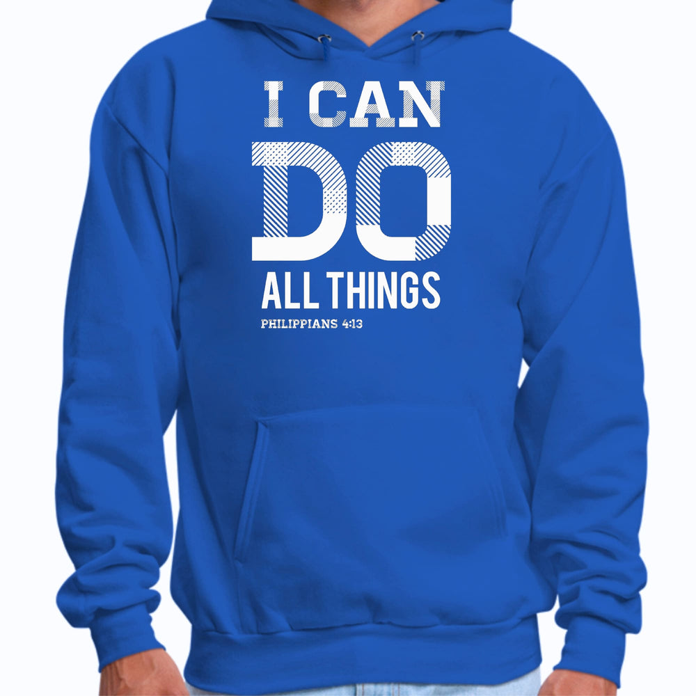 Mens Graphic Hoodie i can do All Things Philippians 4:13 - Unisex | Hoodies