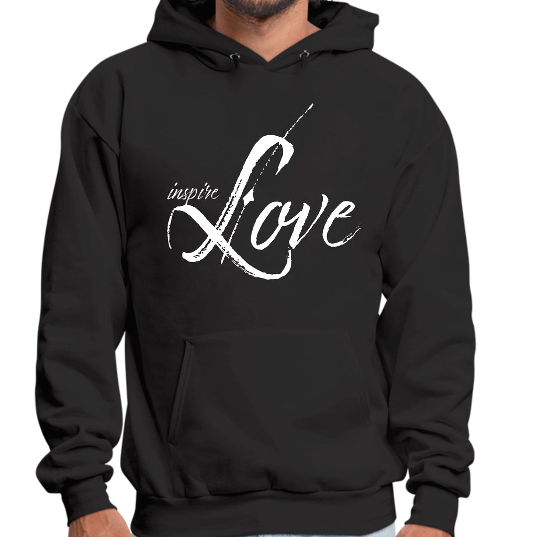 Mens Graphic Hoodie Inspire Love - Unisex | Hoodies