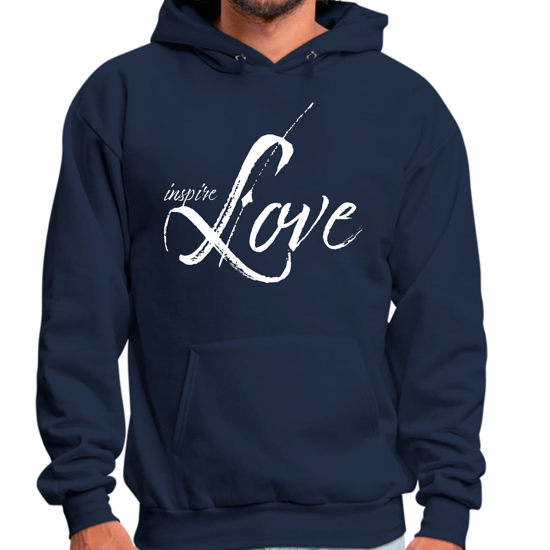 Mens Graphic Hoodie Inspire Love - Unisex | Hoodies