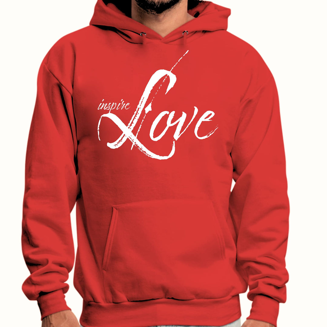 Mens Graphic Hoodie Inspire Love - Unisex | Hoodies