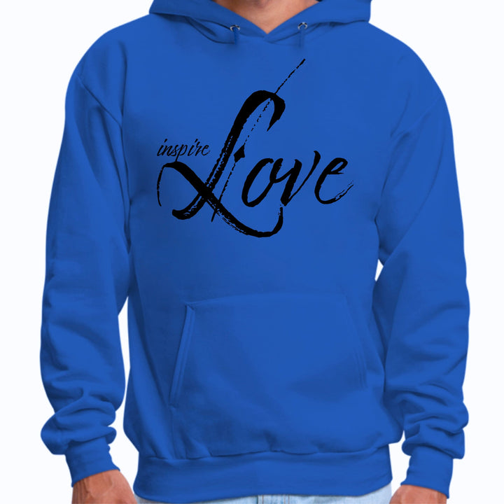 Mens Graphic Hoodie Inspire Love - Unisex | Hoodies