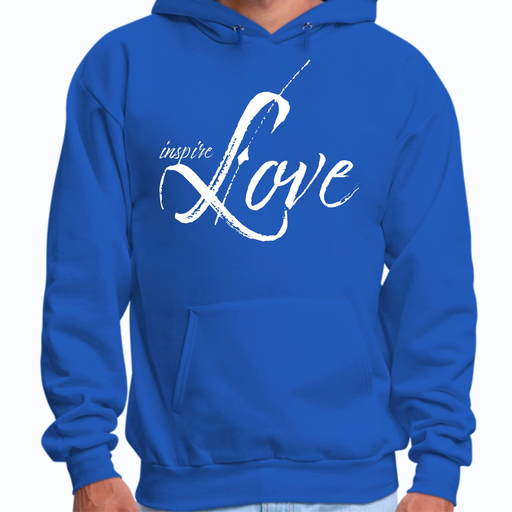 Mens Graphic Hoodie Inspire Love - Unisex | Hoodies