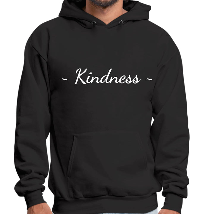 Mens Graphic Hoodie Kindness White Print - Unisex | Hoodies