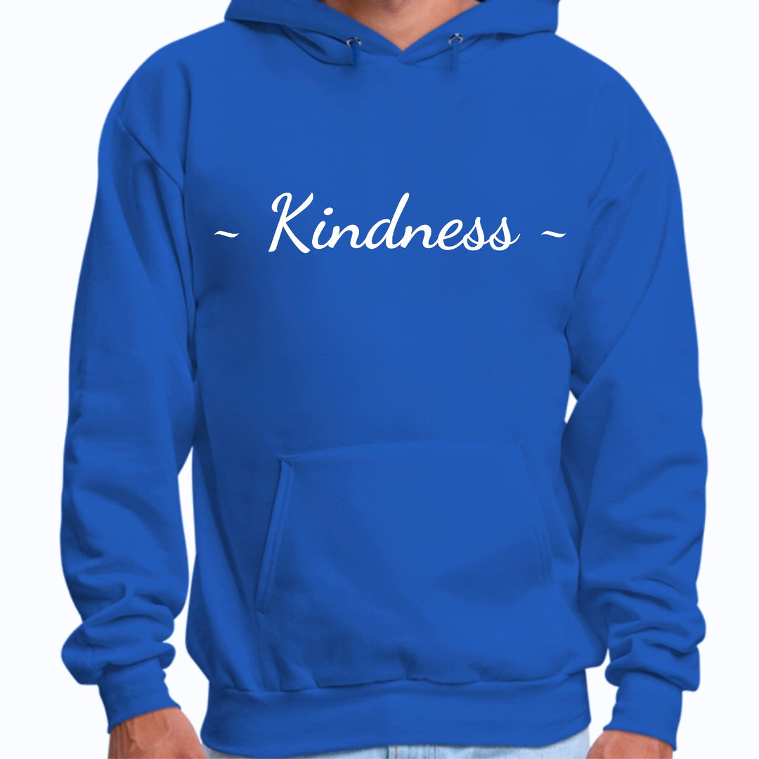 Mens Graphic Hoodie Kindness White Print - Unisex | Hoodies