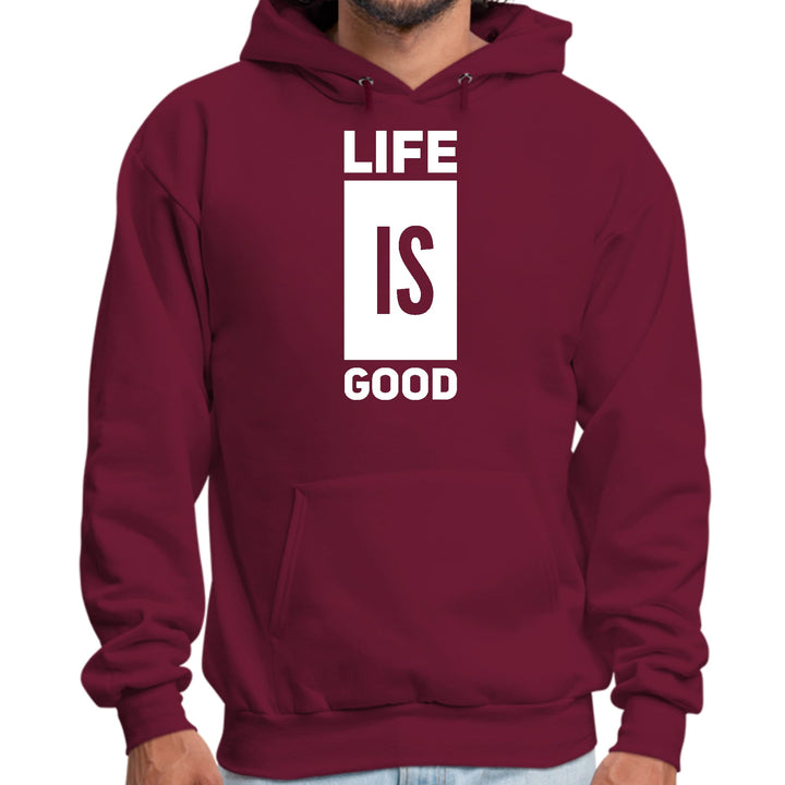 Mens Graphic Hoodie Life is Good - Unisex | Hoodies