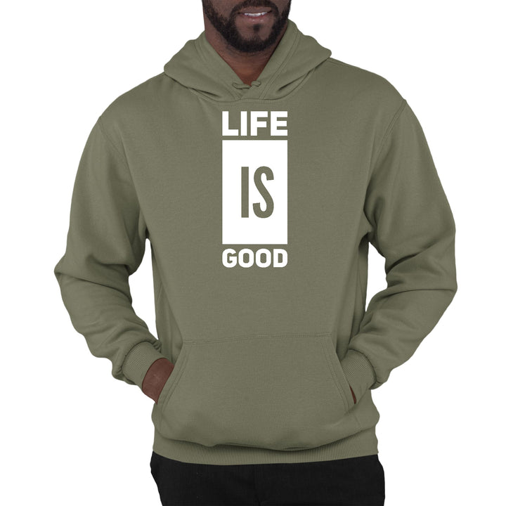 Mens Graphic Hoodie Life is Good - Unisex | Hoodies