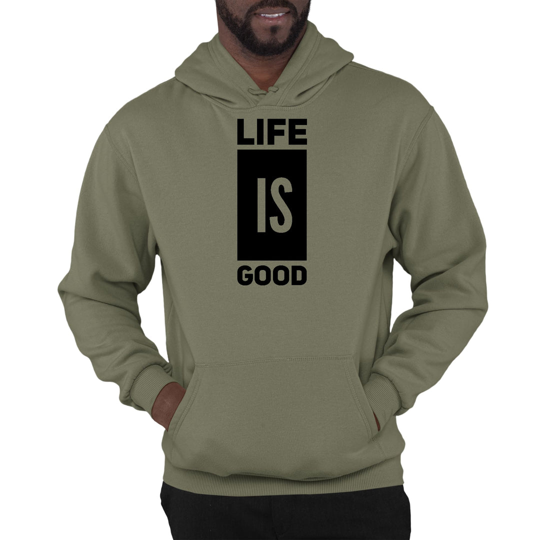 Mens Graphic Hoodie Life is Good - Unisex | Hoodies