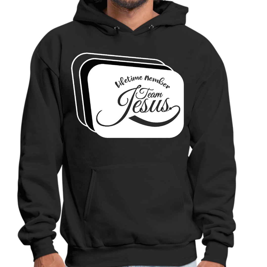 Mens Graphic Hoodie Lifetime Member Team Jesus - Unisex | Hoodies