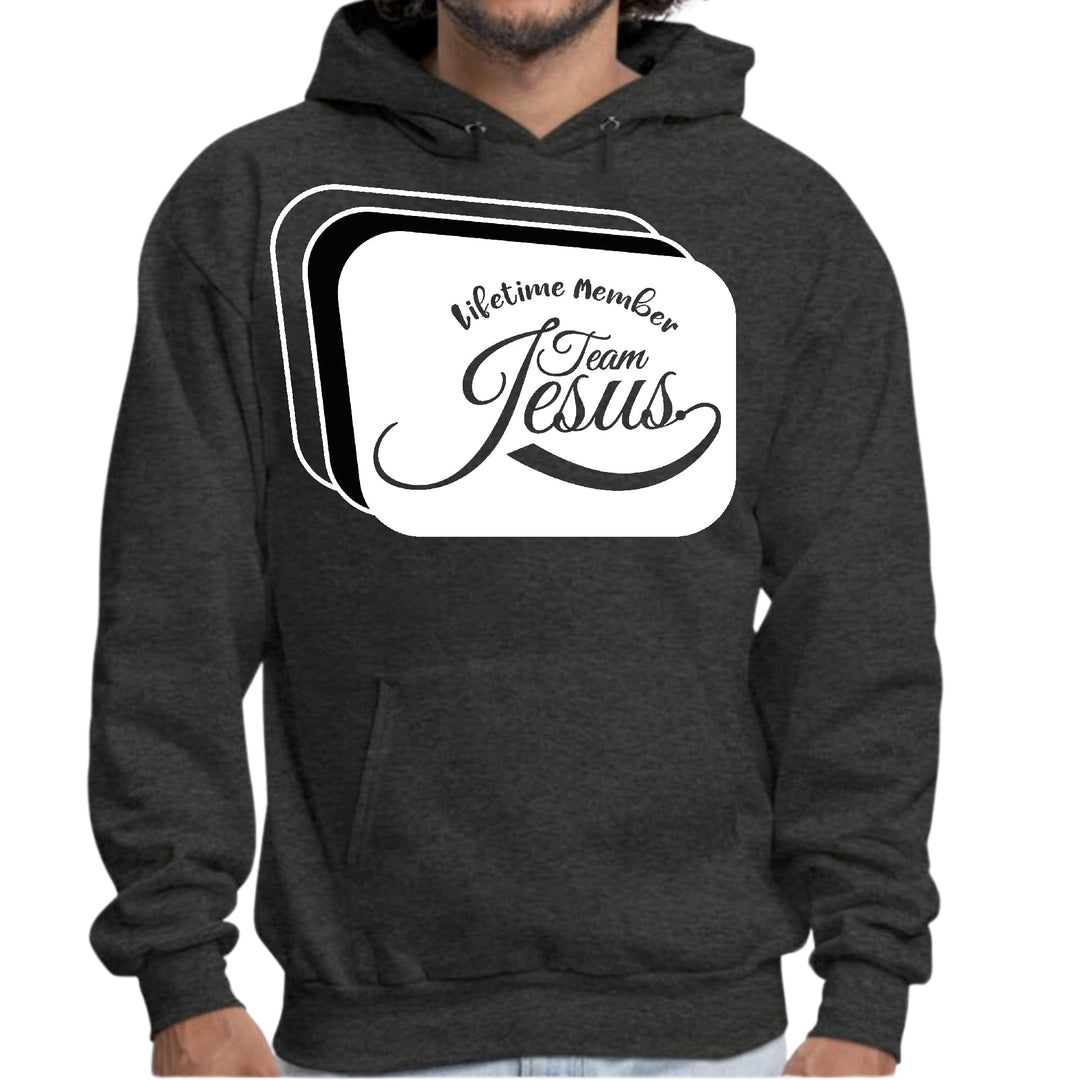 Mens Graphic Hoodie Lifetime Member Team Jesus - Unisex | Hoodies