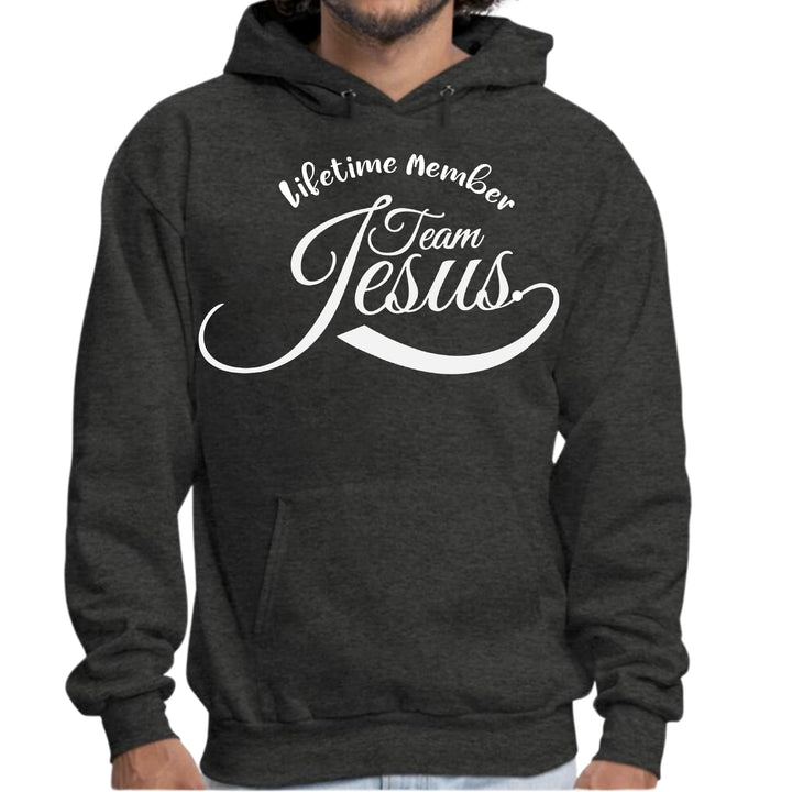 Mens Graphic Hoodie Lifetime Member Team Jesus - Unisex | Hoodies