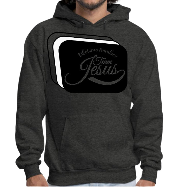 Mens Graphic Hoodie Lifetime Member Team Jesus - Unisex | Hoodies