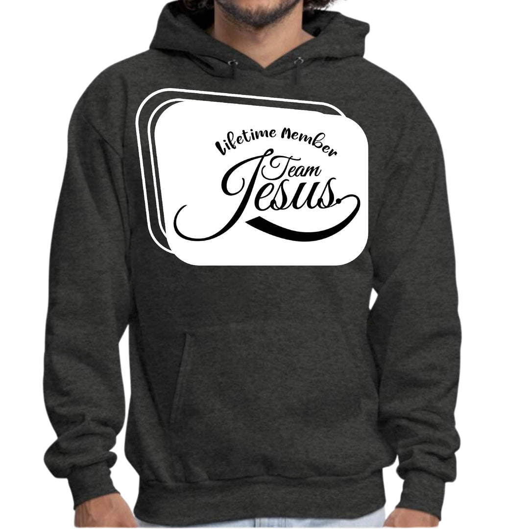 Mens Graphic Hoodie Lifetime Member Team Jesus - Unisex | Hoodies