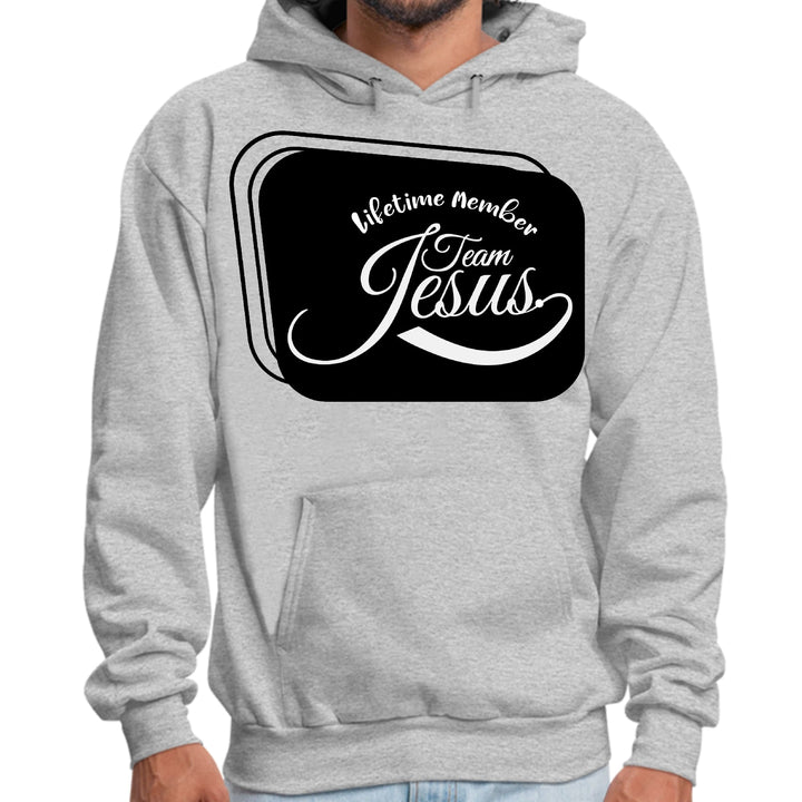 Mens Graphic Hoodie Lifetime Member Team Jesus - Unisex | Hoodies