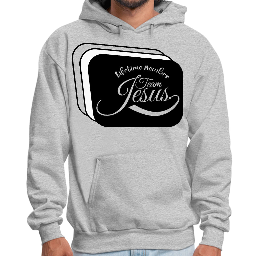 Mens Graphic Hoodie Lifetime Member Team Jesus - Unisex | Hoodies