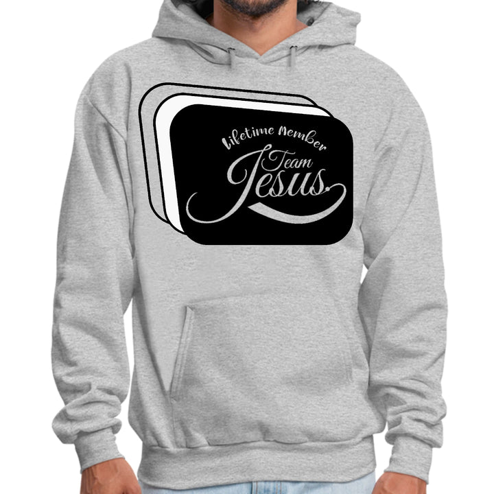 Mens Graphic Hoodie Lifetime Member Team Jesus - Unisex | Hoodies