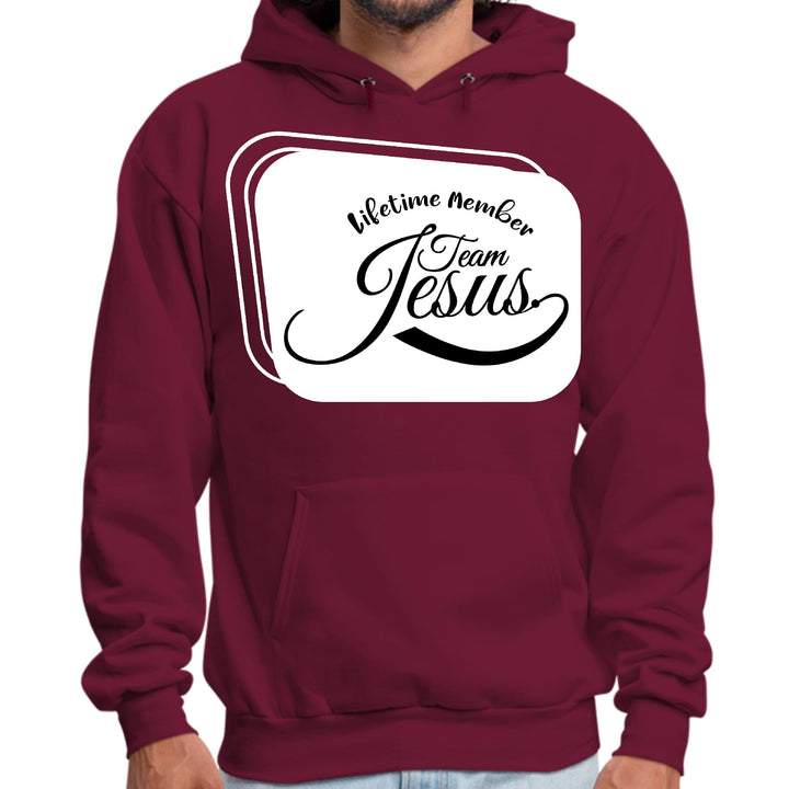 Mens Graphic Hoodie Lifetime Member Team Jesus - Unisex | Hoodies