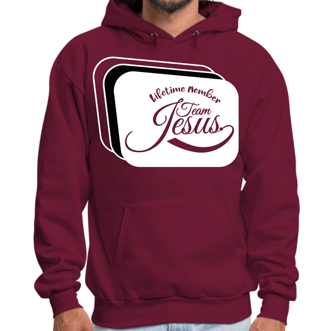 Mens Graphic Hoodie Lifetime Member Team Jesus - Unisex | Hoodies