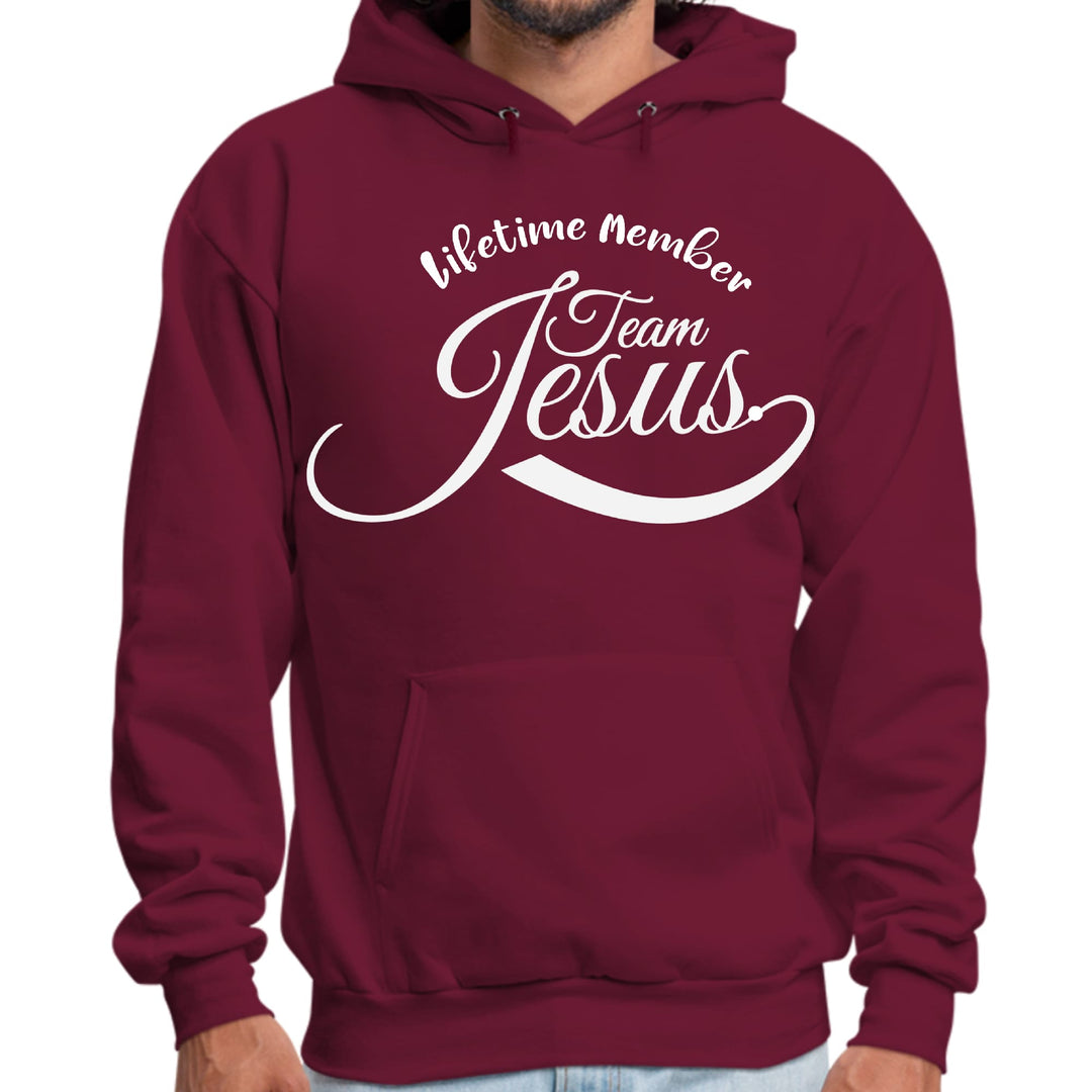 Mens Graphic Hoodie Lifetime Member Team Jesus - Unisex | Hoodies