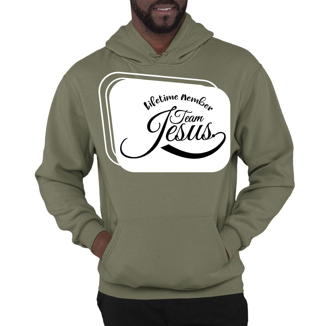 Mens Graphic Hoodie Lifetime Member Team Jesus - Unisex | Hoodies