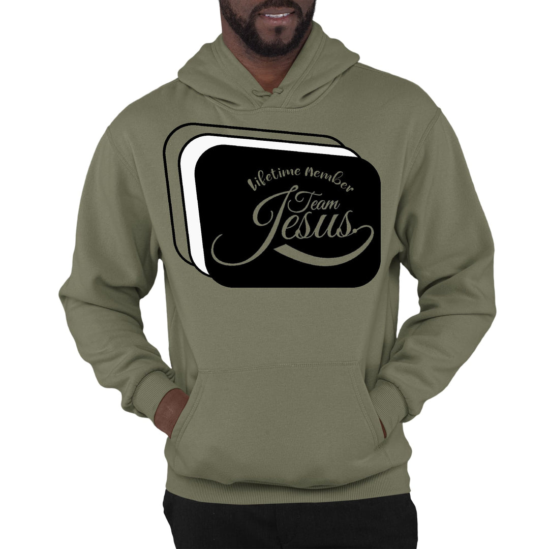 Mens Graphic Hoodie Lifetime Member Team Jesus - Unisex | Hoodies