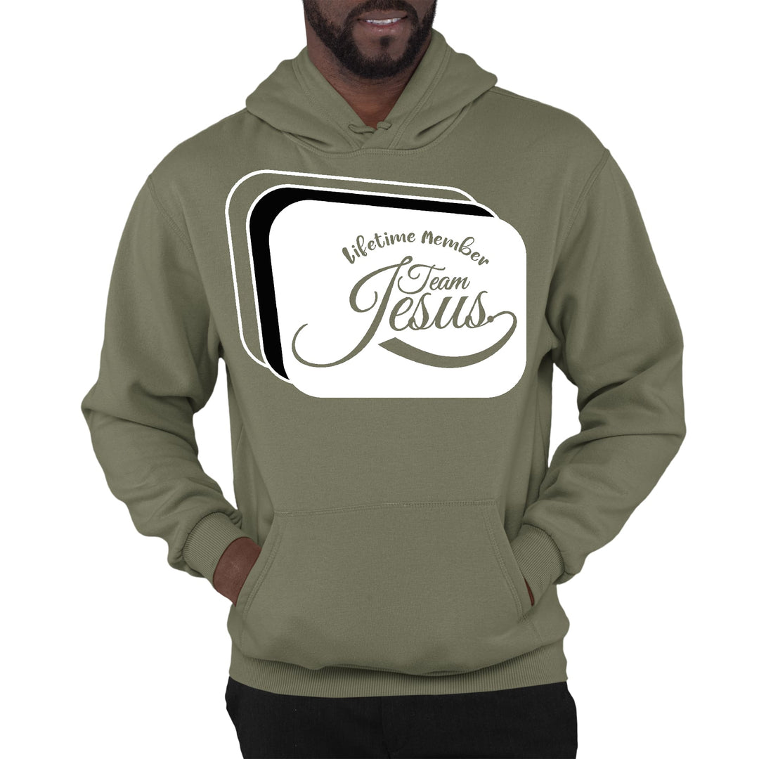 Mens Graphic Hoodie Lifetime Member Team Jesus - Unisex | Hoodies