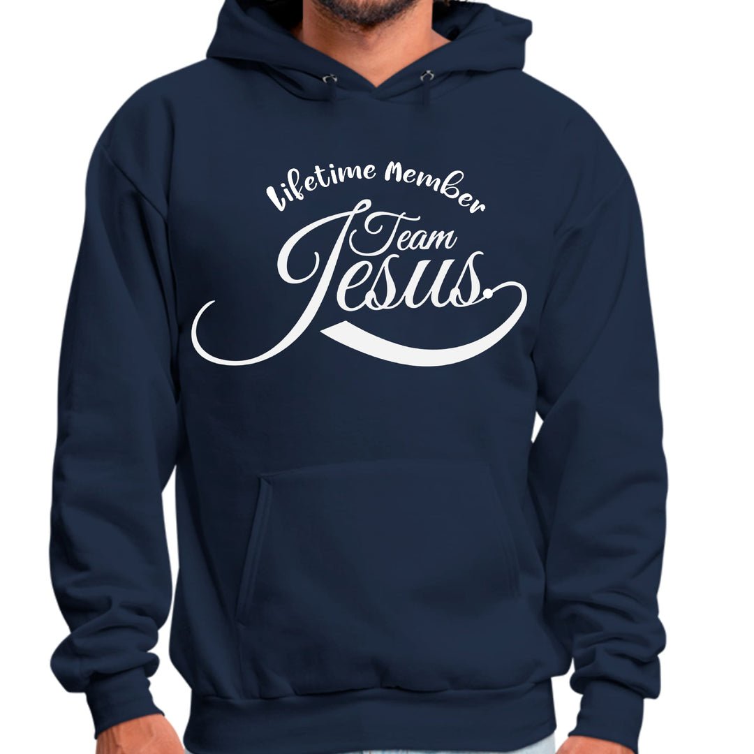 Mens Graphic Hoodie Lifetime Member Team Jesus - Unisex | Hoodies