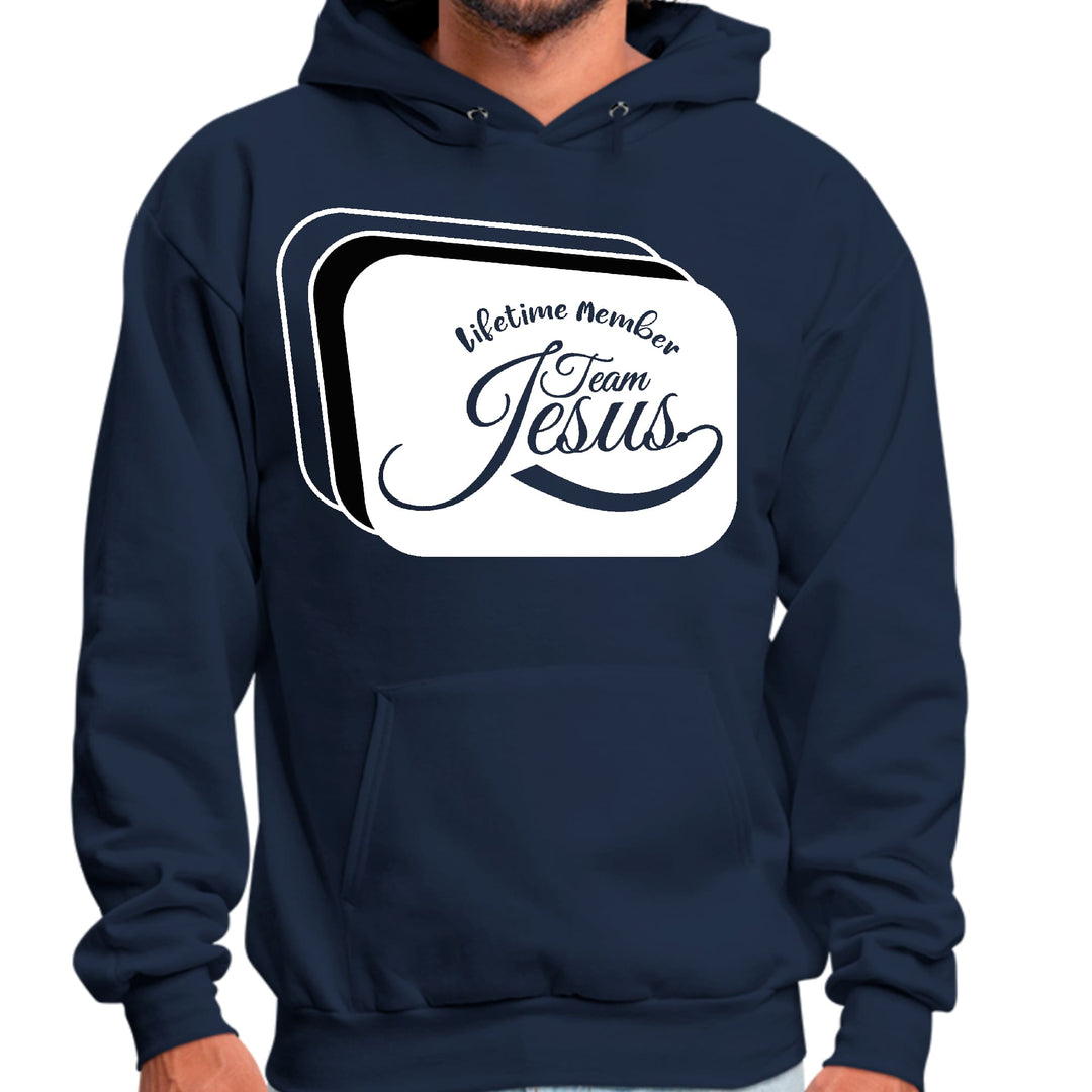 Mens Graphic Hoodie Lifetime Member Team Jesus - Unisex | Hoodies