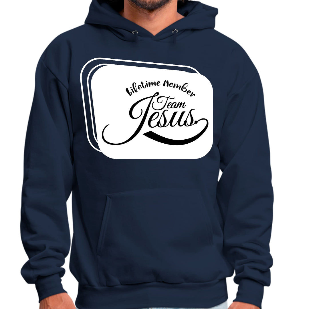 Mens Graphic Hoodie Lifetime Member Team Jesus - Unisex | Hoodies