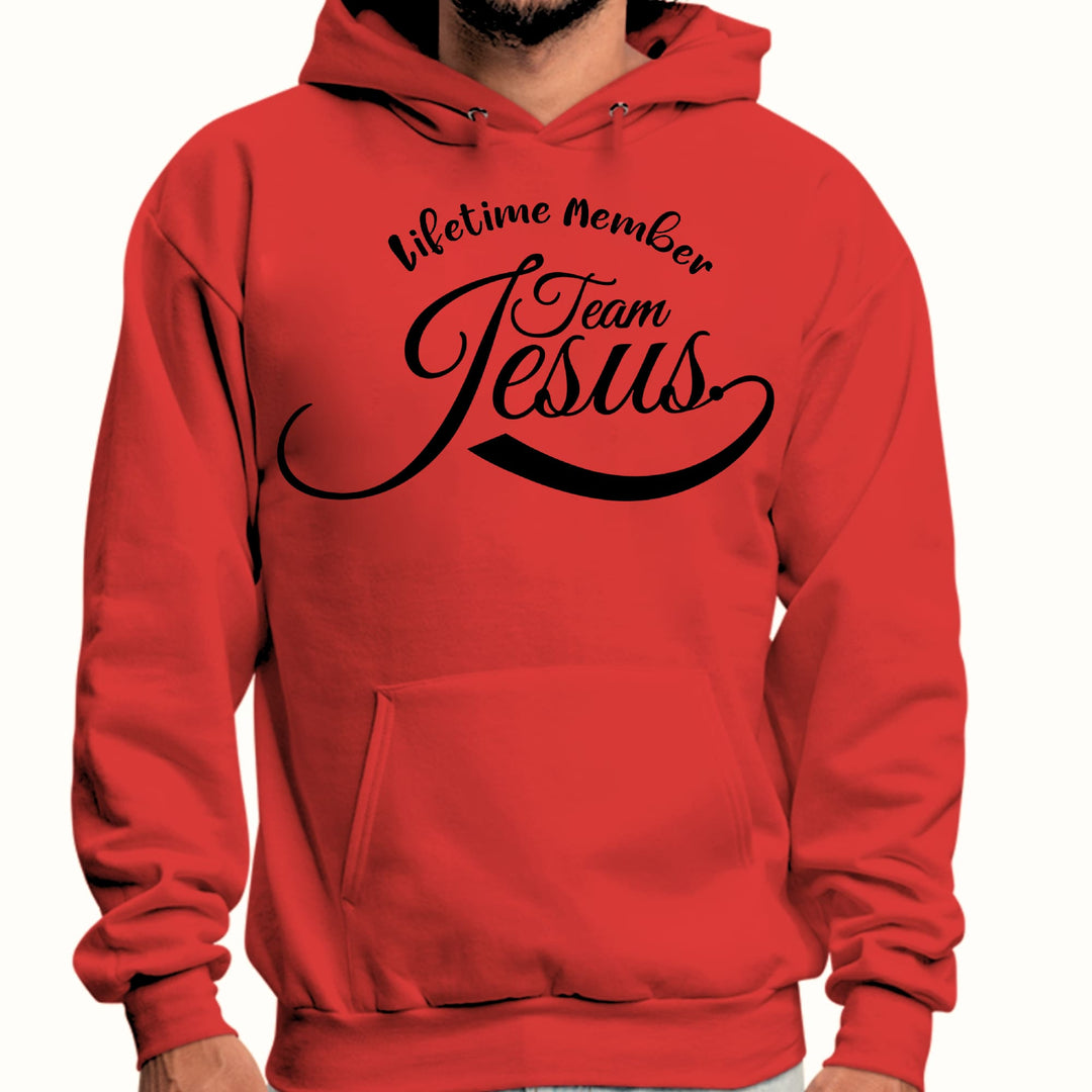 Mens Graphic Hoodie Lifetime Member Team Jesus - Unisex | Hoodies