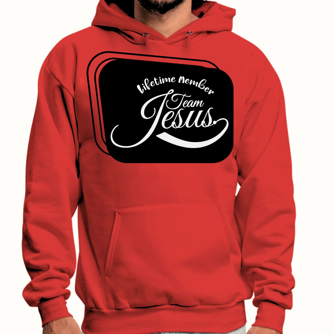 Mens Graphic Hoodie Lifetime Member Team Jesus - Unisex | Hoodies