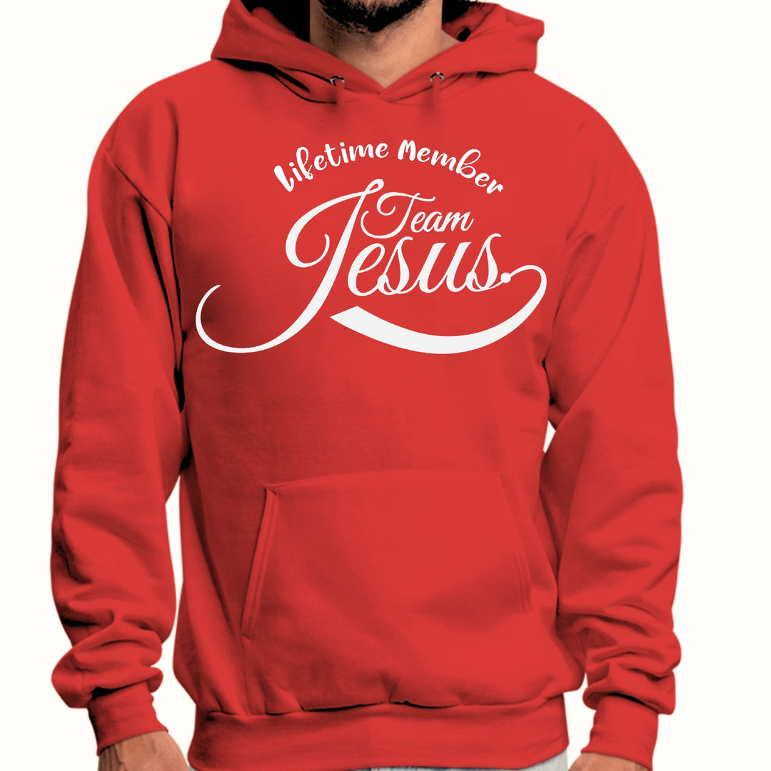 Mens Graphic Hoodie Lifetime Member Team Jesus - Unisex | Hoodies