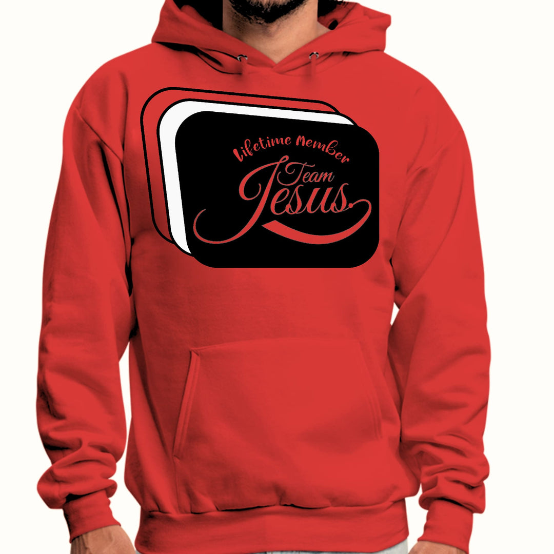 Mens Graphic Hoodie Lifetime Member Team Jesus - Unisex | Hoodies