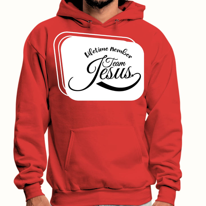 Mens Graphic Hoodie Lifetime Member Team Jesus - Unisex | Hoodies