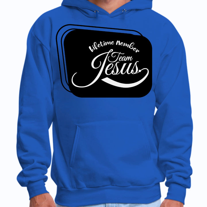 Mens Graphic Hoodie Lifetime Member Team Jesus - Unisex | Hoodies