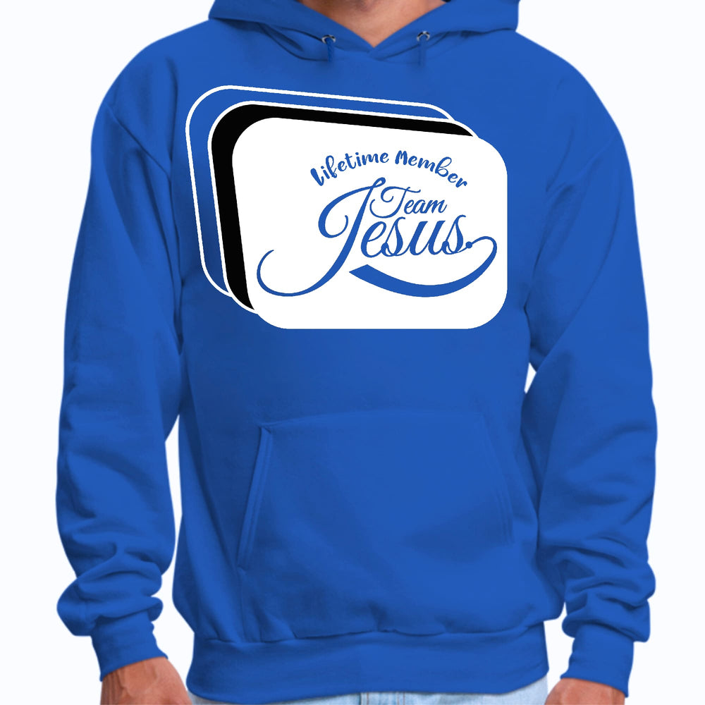 Mens Graphic Hoodie Lifetime Member Team Jesus - Unisex | Hoodies