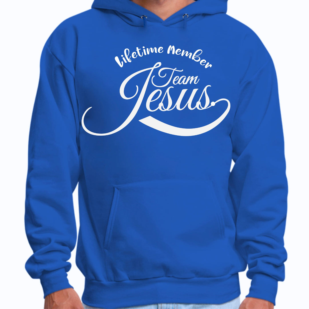 Mens Graphic Hoodie Lifetime Member Team Jesus - Unisex | Hoodies