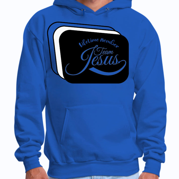 Mens Graphic Hoodie Lifetime Member Team Jesus - Unisex | Hoodies