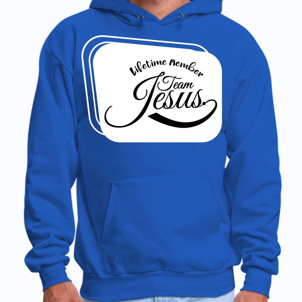 Mens Graphic Hoodie Lifetime Member Team Jesus - Unisex | Hoodies