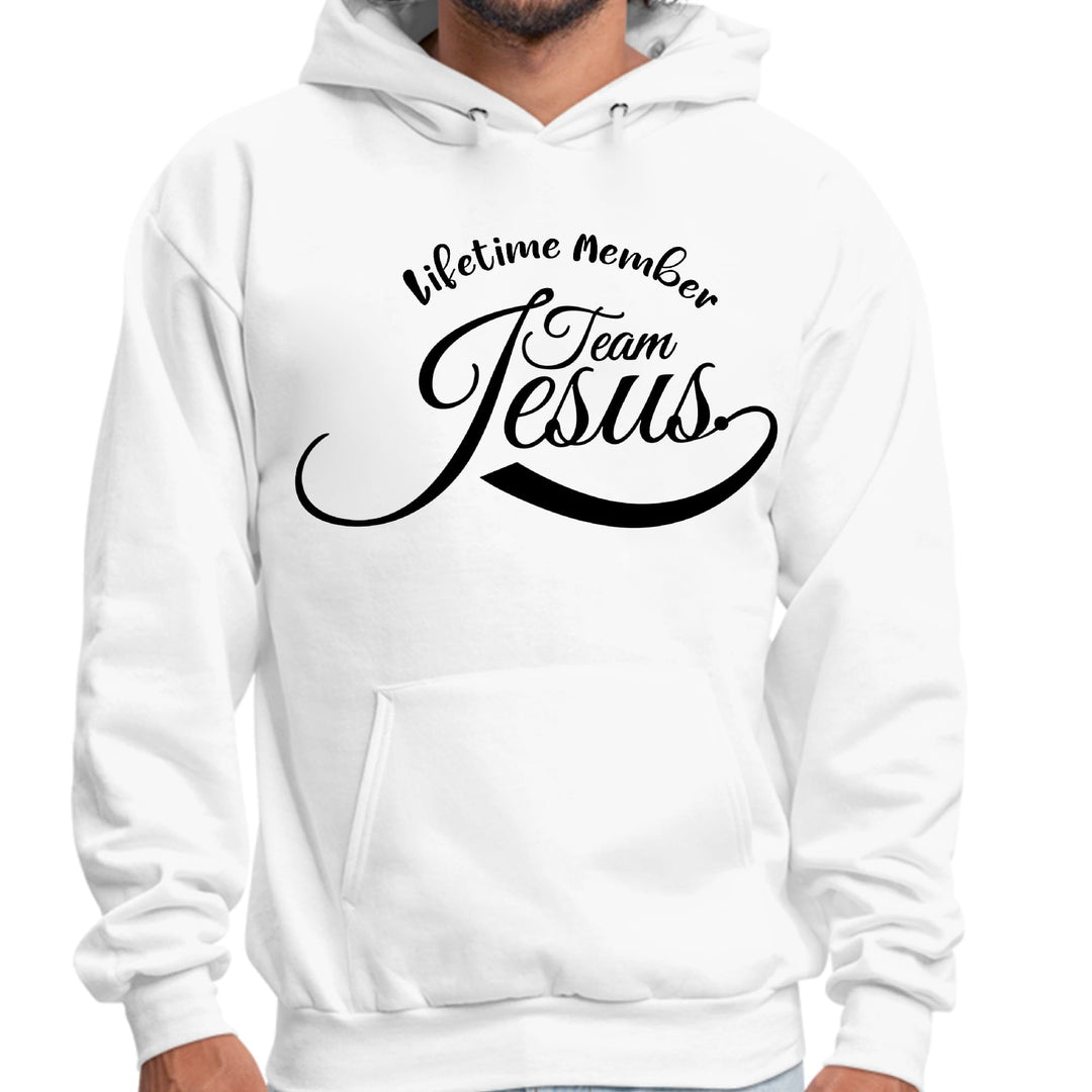 Mens Graphic Hoodie Lifetime Member Team Jesus - Unisex | Hoodies