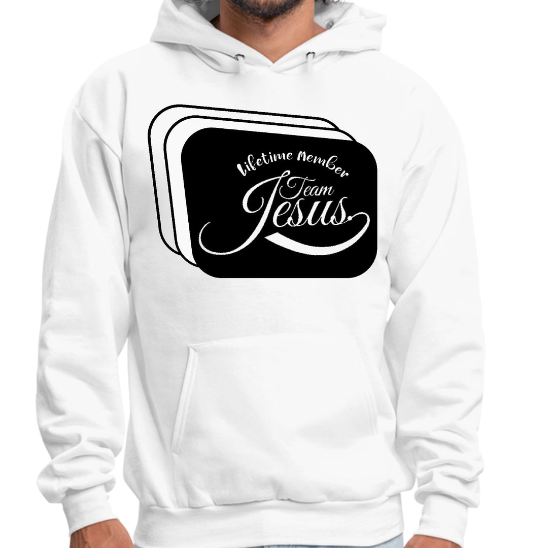 Mens Graphic Hoodie Lifetime Member Team Jesus - Unisex | Hoodies